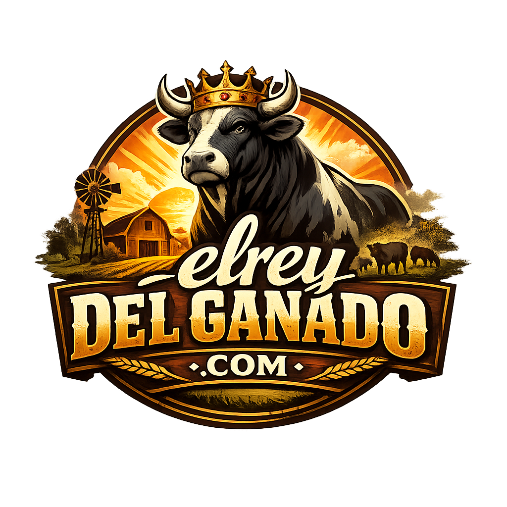 El Rey del Ganado: imagen/branding del sitio (ganadería, campo, remates)